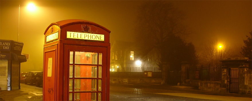 Red Phone Booth A photo of an English Red Phone Booth